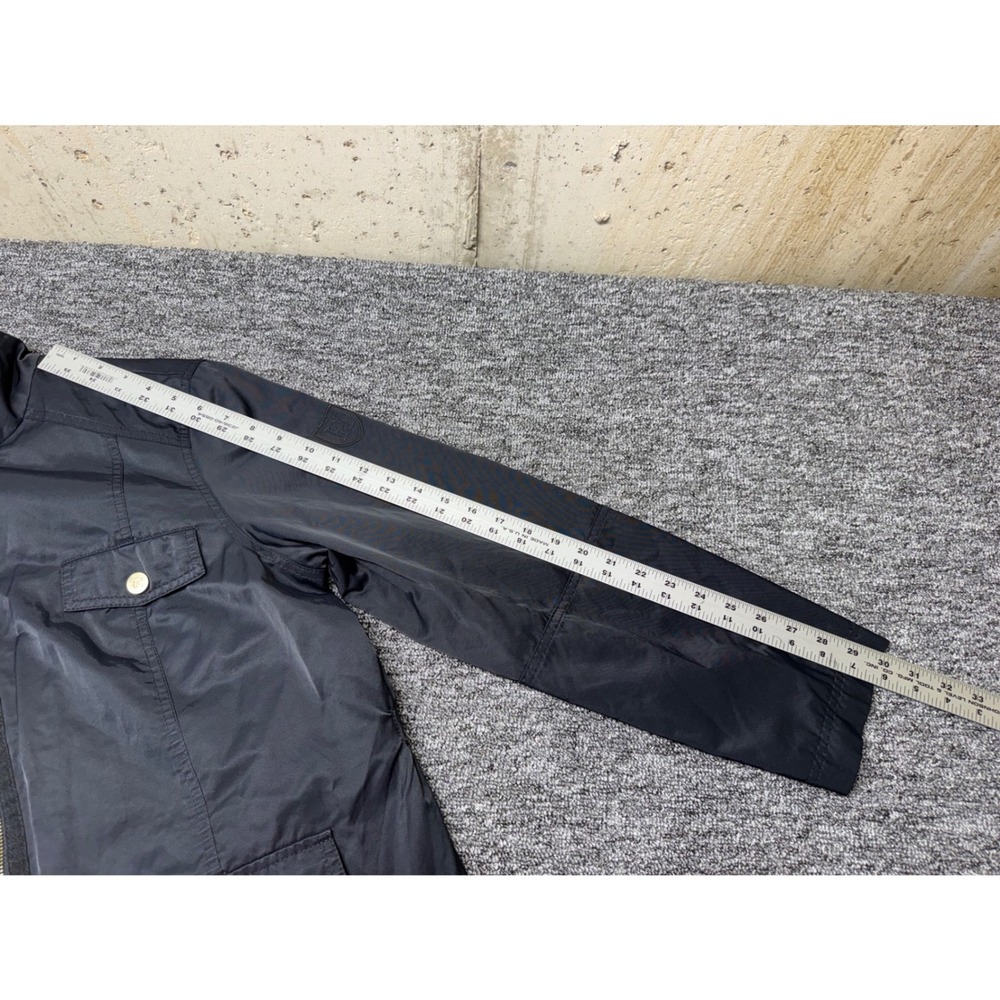 Tommy Hilfiger Womens Navy Blue Cotton Nylon Field Jacket XXL Full Zip Utility - Picture 9 of 11